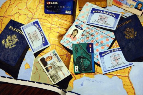 Await Your Reply - Oil on canvas