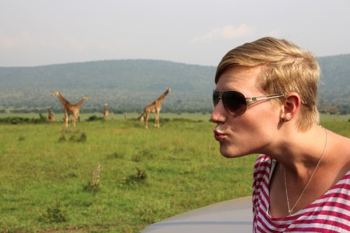 Kirsten is a cute giraffe!